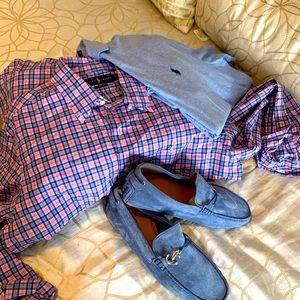 POLO- Long Sleeve Button Down